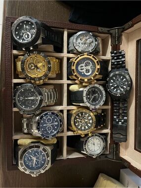 Invicta Men's Watch Collection - Black, Gold, Silver, Blue